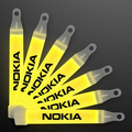 4" Yellow Mini Glow Sticks with Lanyard - 5 Day